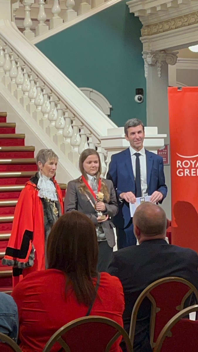 RGTrustSchool's tweet photo. Two of our amazing students were celebrated at the Doing The Right Thing Awards! 🎉

🌟 Samuel won the Resilience &amp; Positivity award.

🌟 Nina won the Shea French-Gibbens award.   

A truly inspiring evening — we’re so proud of them both! 👏💙
#RBG #RGTS https://t.co/r2eEITWzRn