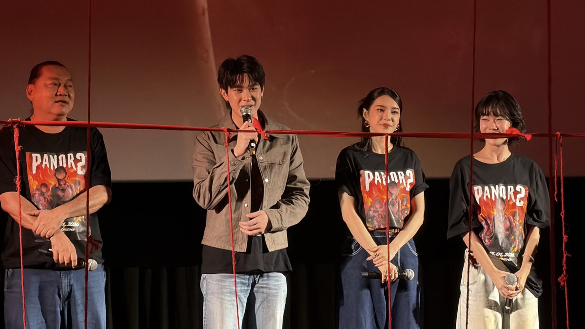 moviezoneth's tweet photo. ประมวลภาพบรรยากาศงานแถลงข่าว พนอ 2 นำทีมความสยองโดยผู้กำกับ พุฒิพงศ์ สายศรีแก้ว พร้อมเหล่านักแสดงคับคั่ง ทั้ง เฌอปราง, แจ๊คกี้, พิมมา ร่วมด้วยผู้บริหาร พี่ๆ สื่อมวลชน แฟนคลับ ณ เมเจอร์ ซีนีเพล็กซ์ รัชโยธิน พร้อมปลุกปีศาจกับการลองของขั้นสุด 15 มกราคมนี้ ในโรงภาพยนตร์ #พนอ2 #PANOR2 https://t.co/IPxeDaDJgY