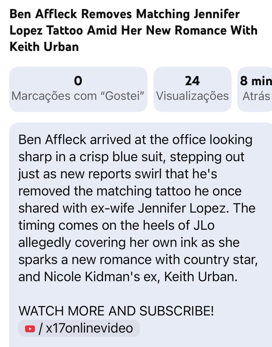 clara_lilica's tweet image. Now we know who invented the story that #jlo is with Keith Urban: the desperate #benaffleck 😂😂
How does X-17 know he removed the tattoo? Oh, I remember. He's the boss, the big boss.