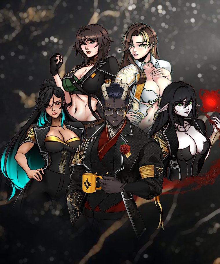 CONGRATZ TO <a href="/expedition33/">Clair Obscur: Expedition 33</a> AND <a href="/SandfallGames/">Sandfall Interactive - CO:E33 out now!</a> FOR ALL THE WELL DESERVED AWARDS! This game has captured me in more ways than one and I'm genuinely so thankful for the experience. 

I didn't get to draw other awesome content creators in uniform as I wanted, but here is the few we