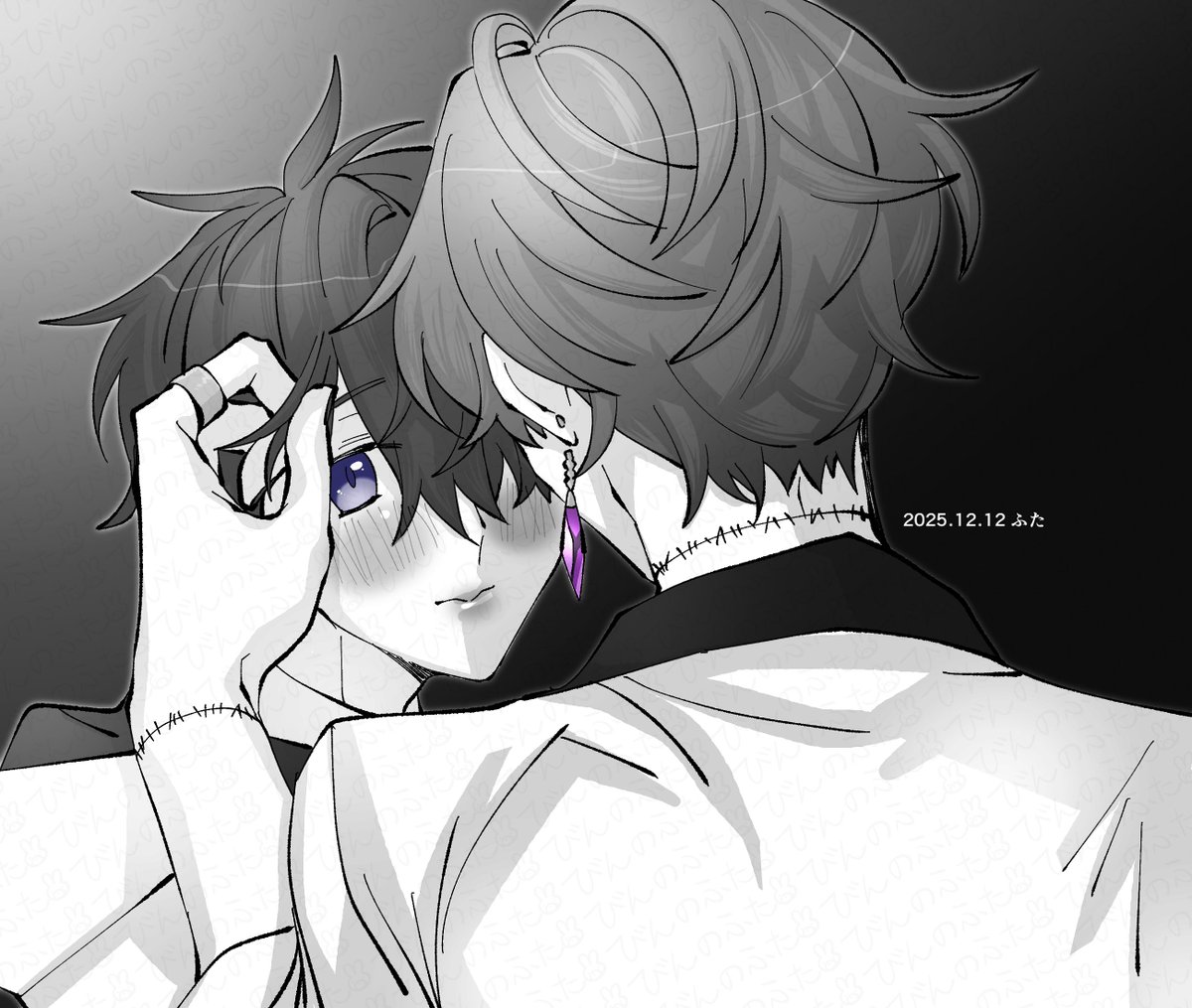 寝る前にいちゃいちゃするミス晶♂ 