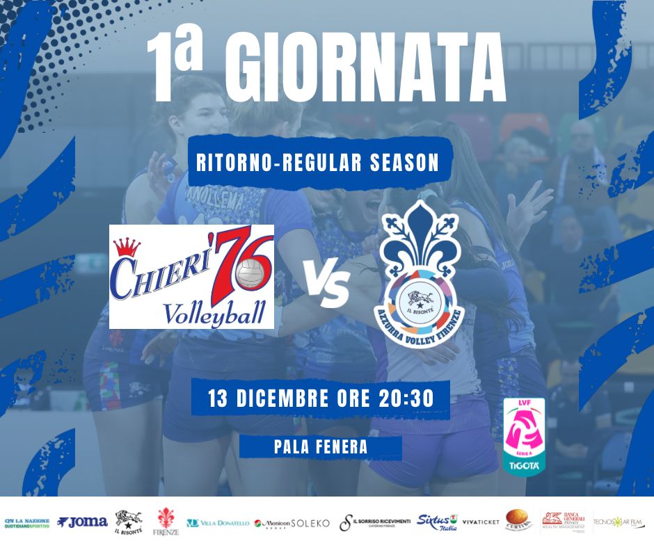 💥 Si parte con il girone di ritorno, con le bisontine che affrontano la terza forza del campionato, la Reale Mutua Fenera #Chieri🏐🏐 

▶️ Leggi tutto qui: azzurravolleyfirenze.it/prima-di-ritor…

#ilbisontevolley #serieA1 #tatanka #bisontine #FirenzeSiamoNoi