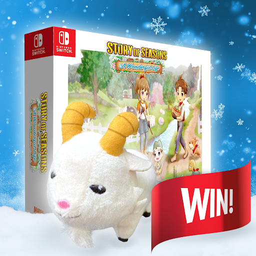 it's time for another giveaway! 🎅🎄

win a limited edition version of story of seasons: a wonderful life (nsw/ps5) &amp; a goat plushie!

to enter:
🐮 rt &amp; like!
🐮 follow <a href="/storyofseasons/">Story of Seasons</a> &amp; <a href="/marvelouseurope/">Marvelous Europe</a> 

you have until 16/12. good luck! 🧡