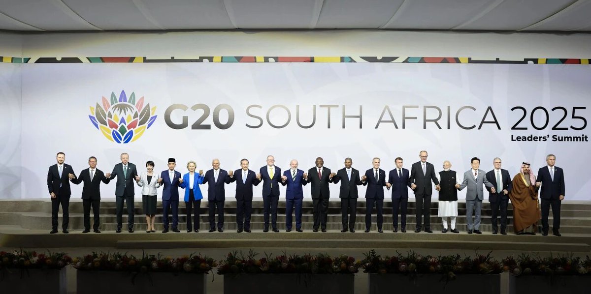 SpoxCHN_LinJian's tweet image. South Africa successfully hosted the G20 Summit in Johannesburg last month, which has been highly commended by the international community. The G20 has long been committed to solidarity, cooperation and equal-footed consultation. As a founding member of the G20, South Africa has…