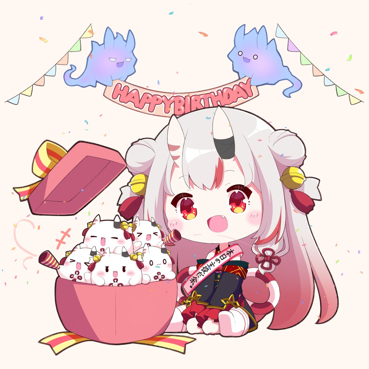 IxTuPoo's tweet image. お誕生日おめでとーーー！！！🥳🥳🎉🎂✨
#百鬼絵巻
#百鬼あやめ生誕祭2025