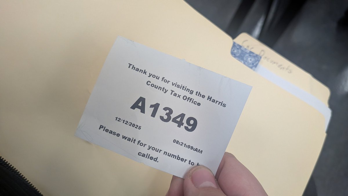 pain and suffering! let's hope i can get the title transfer done now. it's been the third attempt this week ;w;