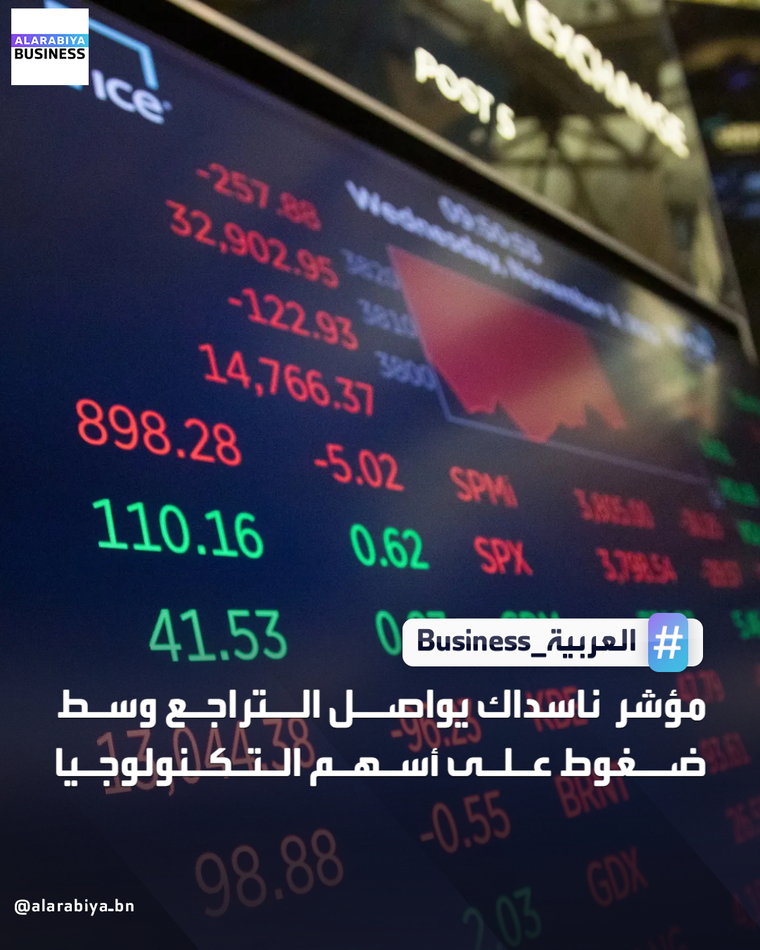 تباين أداء الأسهم الأميركية في مستهل تعاملات اليوم الجمعة، مع انخفاض مؤشر ناسداك وسط ضغوط على أسهم قطاع التكنولوجيا. ارتفع مؤشر داو جونز الصناعي بشكل بنسبة 0.2%. تراجع مؤشر ناسداك الذي يضم أسهم التكنولوجيا بنسبة 0.3%. انخفض مؤشر ستاندرد آند بورز 500 بنحو 0.1% _Business 