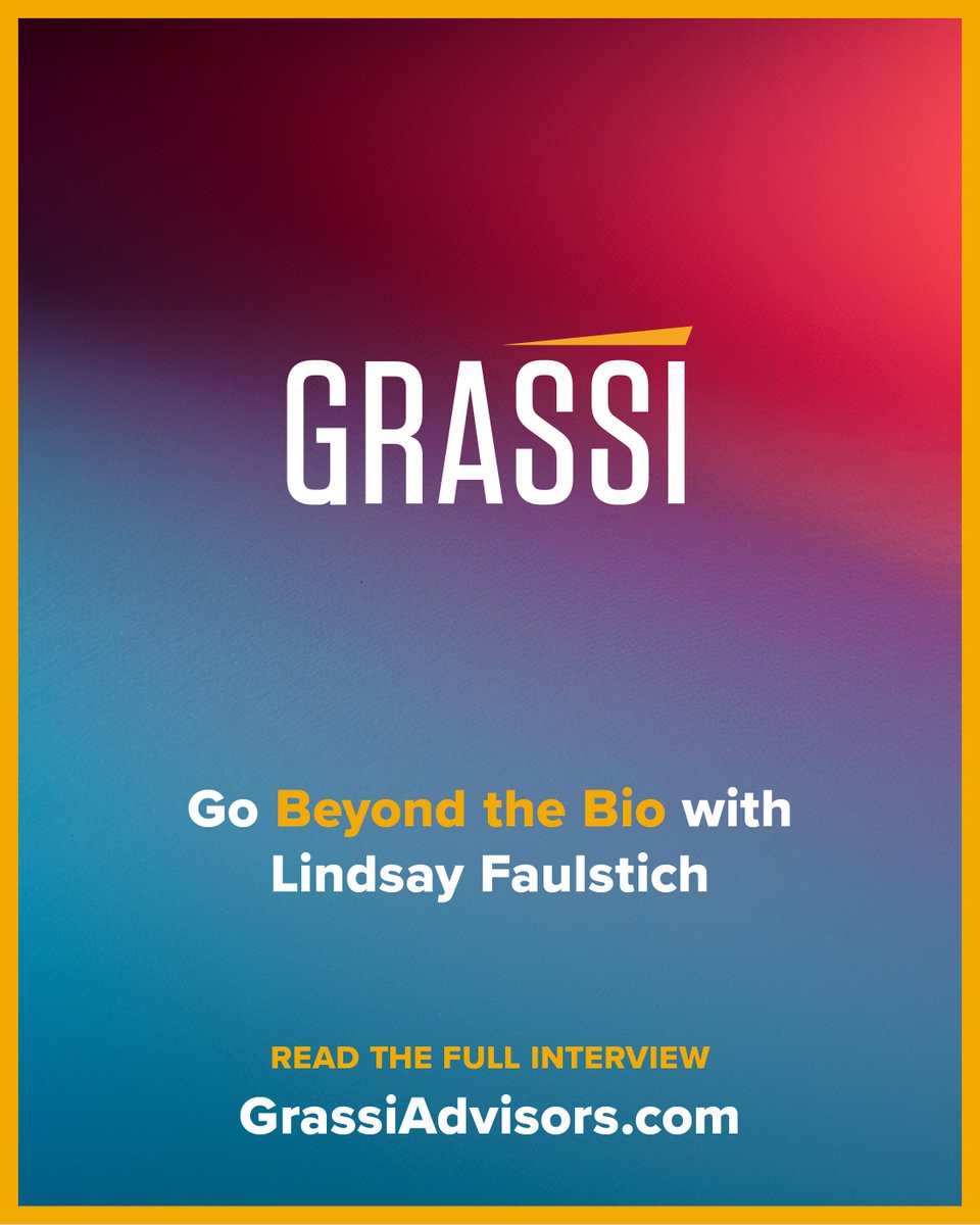 GrassiAdvisors's tweet image. Meet Lindsay Faulstich, Partner and Leader of Grassi’s Sports &amp;amp; Entertainment practice. Read Lindsay’s Beyond the Bio interview, where she reflects on positivity in leadership and supporting clients through fast-moving decisions: hubs.li/Q03XZL180 #Grassi #Leadership