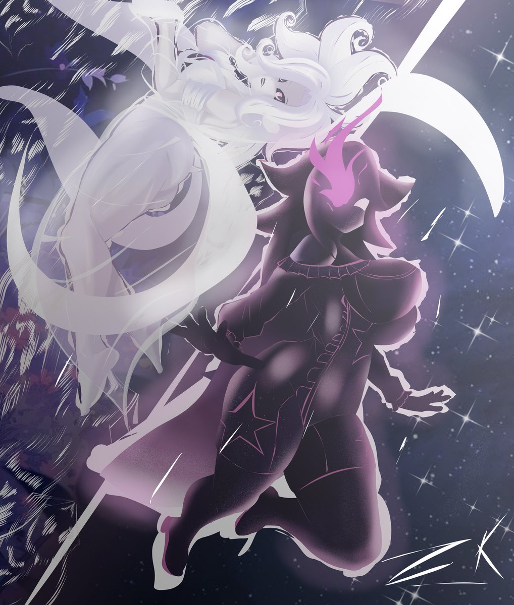 Me and sis in law in our strongest forms :3