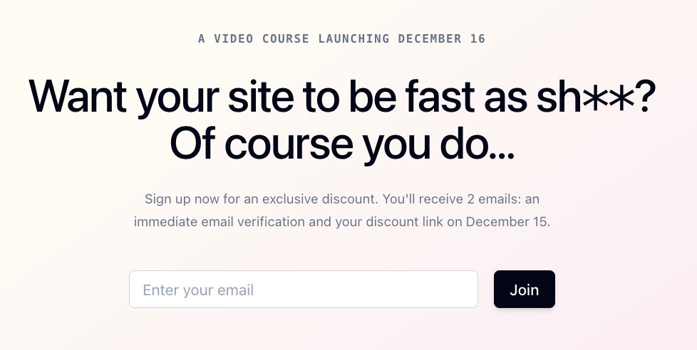 gonedark's tweet image. Last push to join the early access list for Fast Laravel…

The course launches Tuesday, and being on the list is the only way to get a discount (sent Monday).

If you want to learn how to cache your Laravel app using Cloudflare so it&apos;s insanely fast, join now. 👇🏻