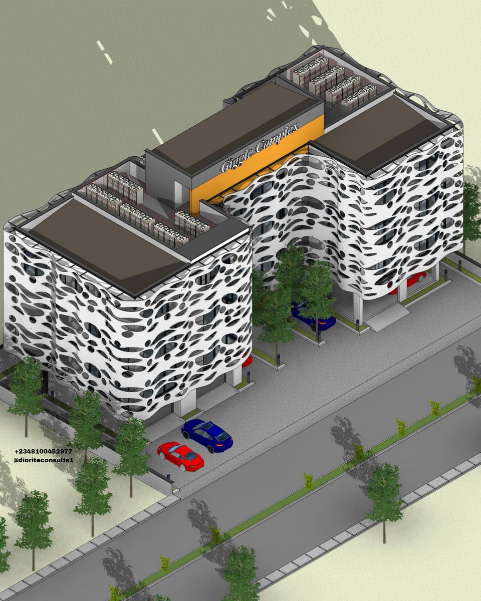 dioriteconsults's tweet image. WIP ⚠️ ✅ CONCEPTUAL PERSPECTIVES 
Giggle Complex || Mixed-Use Structure 

#explore #building #architect #RealEstate