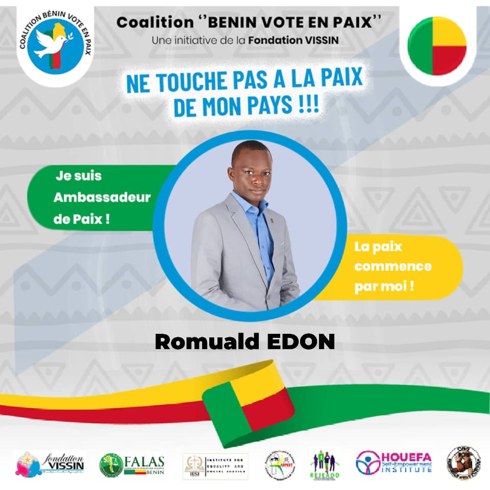 REJEADD's tweet photo. @UNICEF @gouvbenin @DDCBenin 𝙇𝙤𝙧𝙨𝙦𝙪𝙚 𝙫𝙤𝙪𝙨 𝙥𝙪𝙗𝙡𝙞𝙚𝙧𝙚𝙯 𝙫𝙤𝙩𝙧𝙚 𝙫𝙞𝙨𝙪𝙚𝙡, 𝙫𝙚𝙞𝙡𝙡𝙚𝙯 𝙖̀ 𝙪𝙩𝙞𝙡𝙞𝙨𝙚𝙧 𝙘𝙚𝙨 𝙝𝙖𝙨𝙝𝙩𝙖𝙜𝙨 𝙤𝙛𝙛𝙞𝙘𝙞𝙚𝙡𝙨 :
#joptepourlapaix #ambassadeurdepaix #beninvoteenpaix
#CBVP #PaixAuBénin #JeunesseEngagée #ElectionSansViolence
#VoteResponsable https://t.co/Y4lSRs6Feq