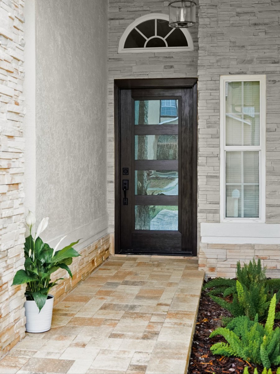 NextDoor_Window's tweet image. No cookie-cutter doors here. Custom means your size, your style, your color. Have questions? We’re here to help! Click the link to contact us directly: bit.ly/4igHtLC.

Pictured: ProVia Signet® Fir 460-T5-4L in Espresso with Waterfall Privacy Glass
