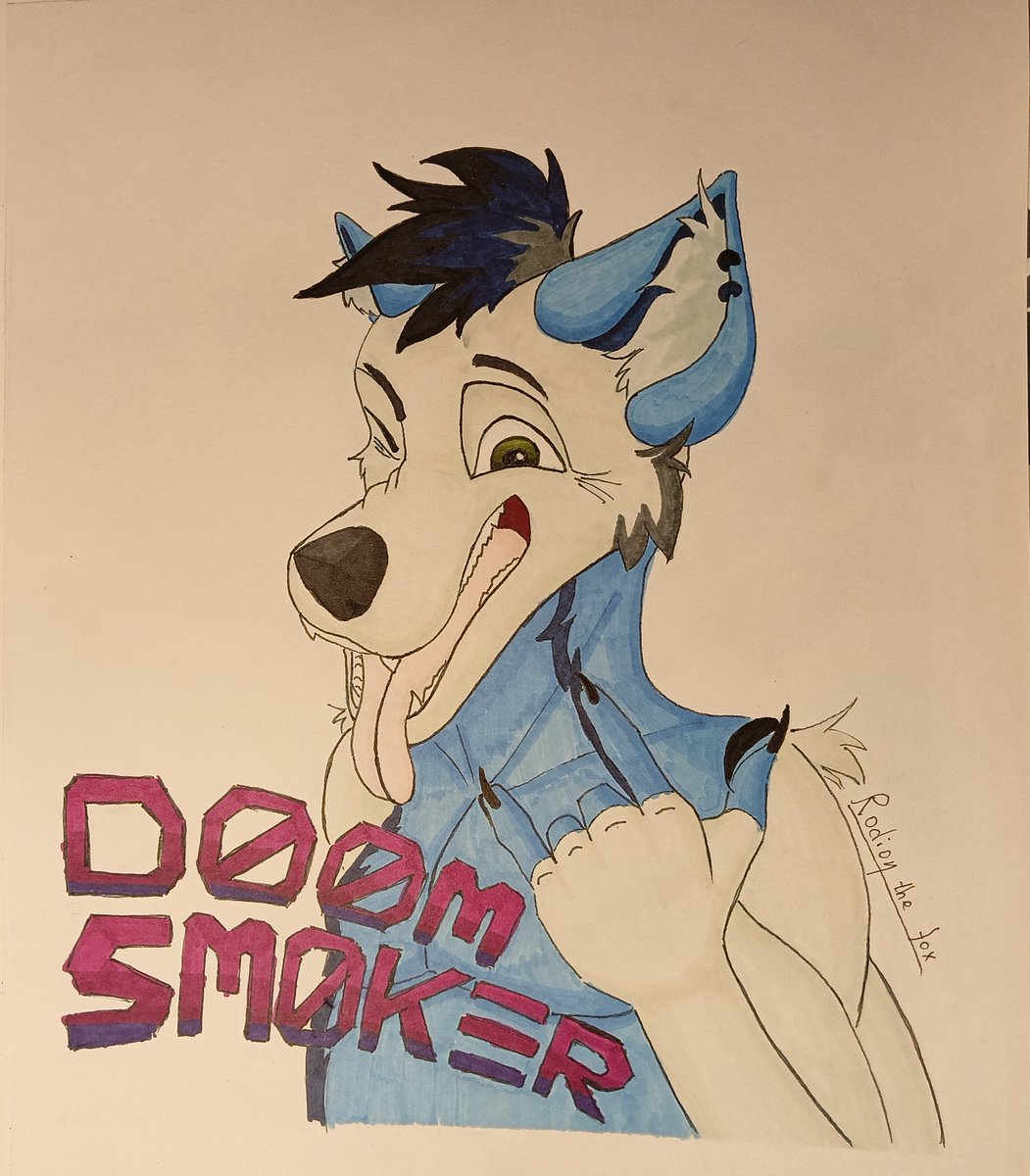 A gift for <a href="/d00msmoker/">Doomsmoker</a>
Markers, fineliner, thick paper