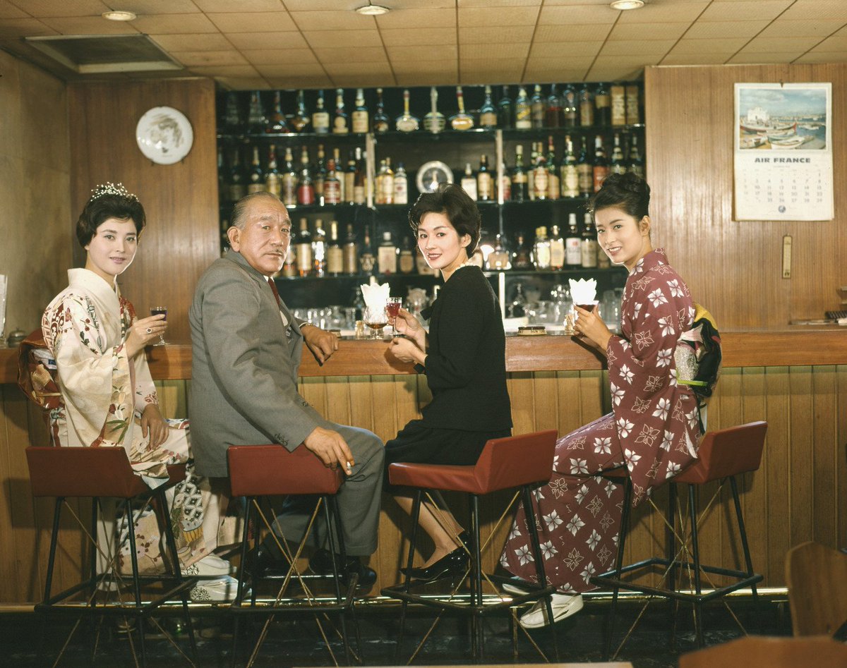 Yasujiro Ozu (#botd) with Mariko Okada, Yoko Tsukasa, and Noriko Maki.