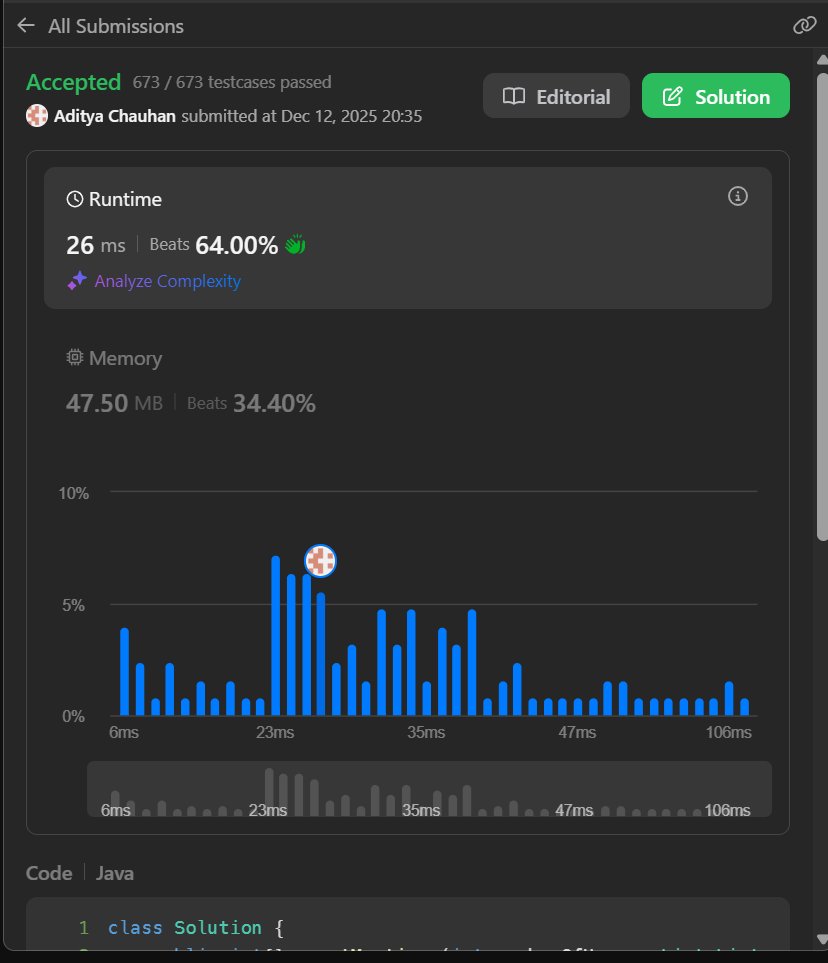 Aditya_Ch_20's tweet image. LeetCode daily done! 🔥

Today’s problem was Count Mentions Per User — a bit tricky with sorting + online/offline tracking, but got it working.
Streak hits 104 days today… 

#LeetCode #100DaysOfCode #DSA #Java #CodingJourney