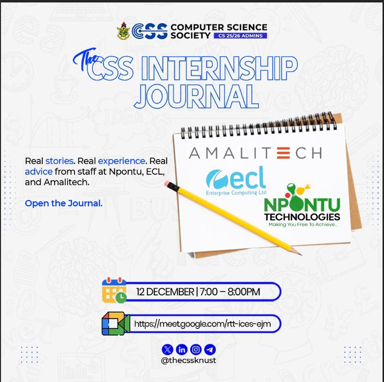 🎓 CSS INTERNSHIP LIVE SESSION TODAY!

Join us on Google Meet as we share internship experiences, tech stacks &amp; career tips.

🔗 Link: meet.google.com/rtt-ices-ejm

Let’s learn and grow together!