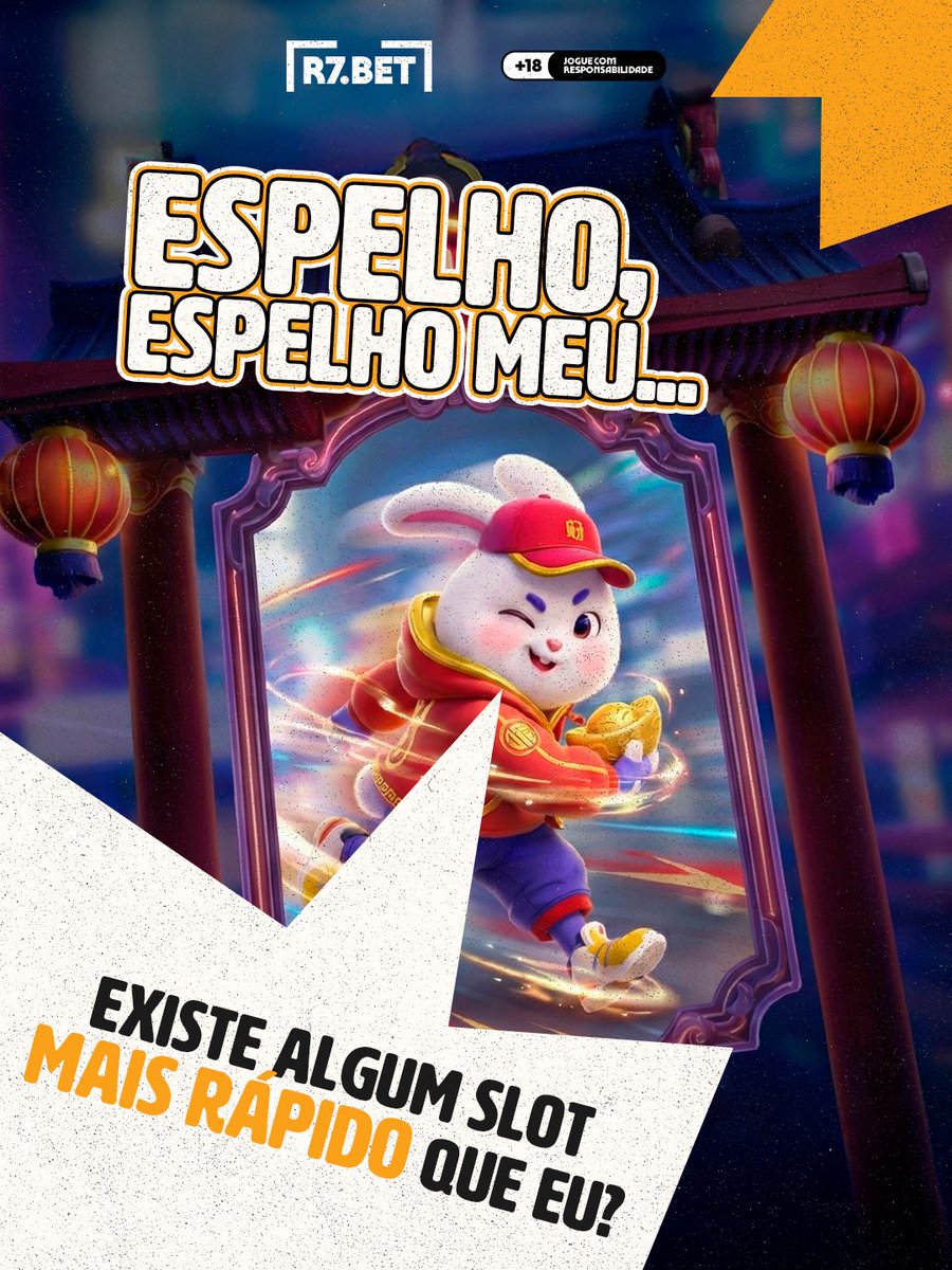 No reino da fortuna, ninguém corre mais rápido que ele! ⚡ 🐰💨
Pronto pra correr atrás da sua sorte? 🏁🍀
👉 Acesse r7 .bet.br
#R7BET #jogoresponsável🔞