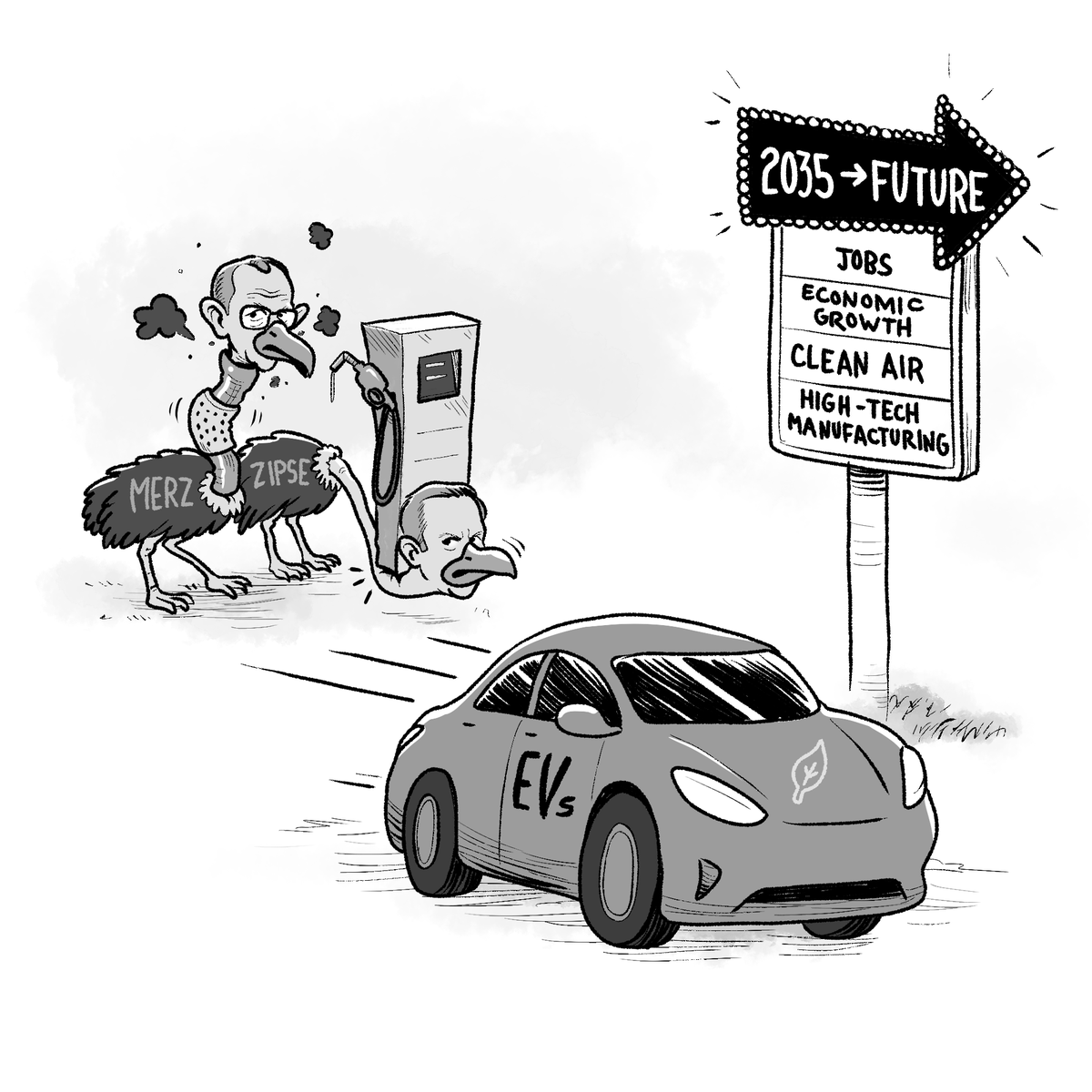 FlyersFfca's tweet photo. @bundeskanzler Dragging back Europe's car industry to help laggards is not leading from the centre. https://t.co/uyZ8Zd2Coz
