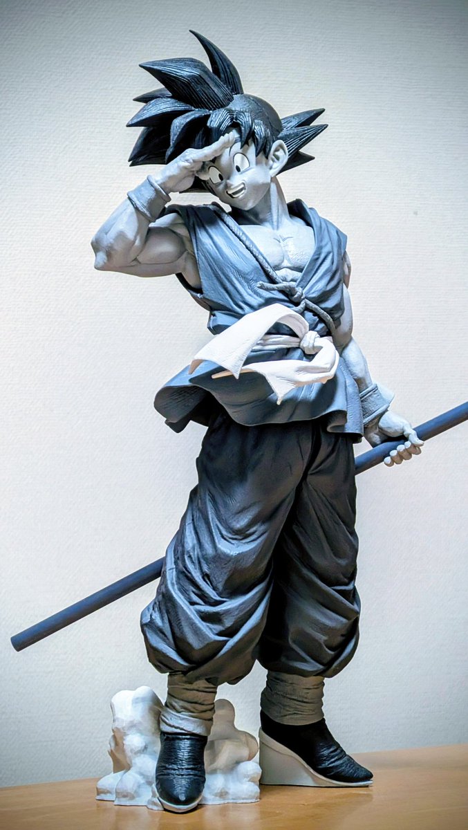 この台座、狙いどおり😉 03モノクロ最高！✨️ #SMSPバイバイ悟空