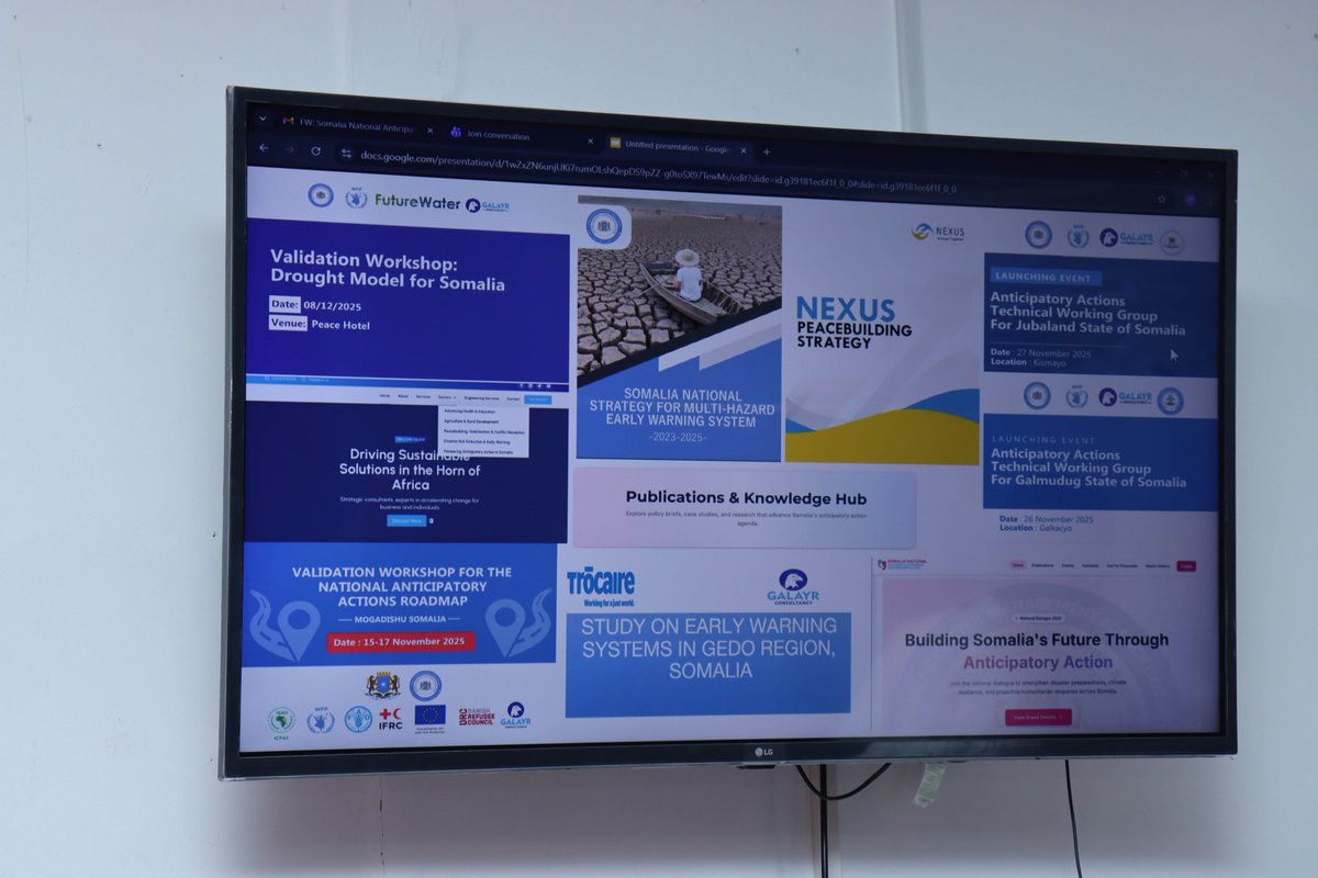 SoDMA_Somalia's tweet photo. 3/ SoDMA’s Director of Disaster Risk Management, @khadriinki, said the conference examined how to unify anticipatory-action efforts, enhance early warning, and build a community system resilient to recurring shocks. https://t.co/YTryuWoOmx