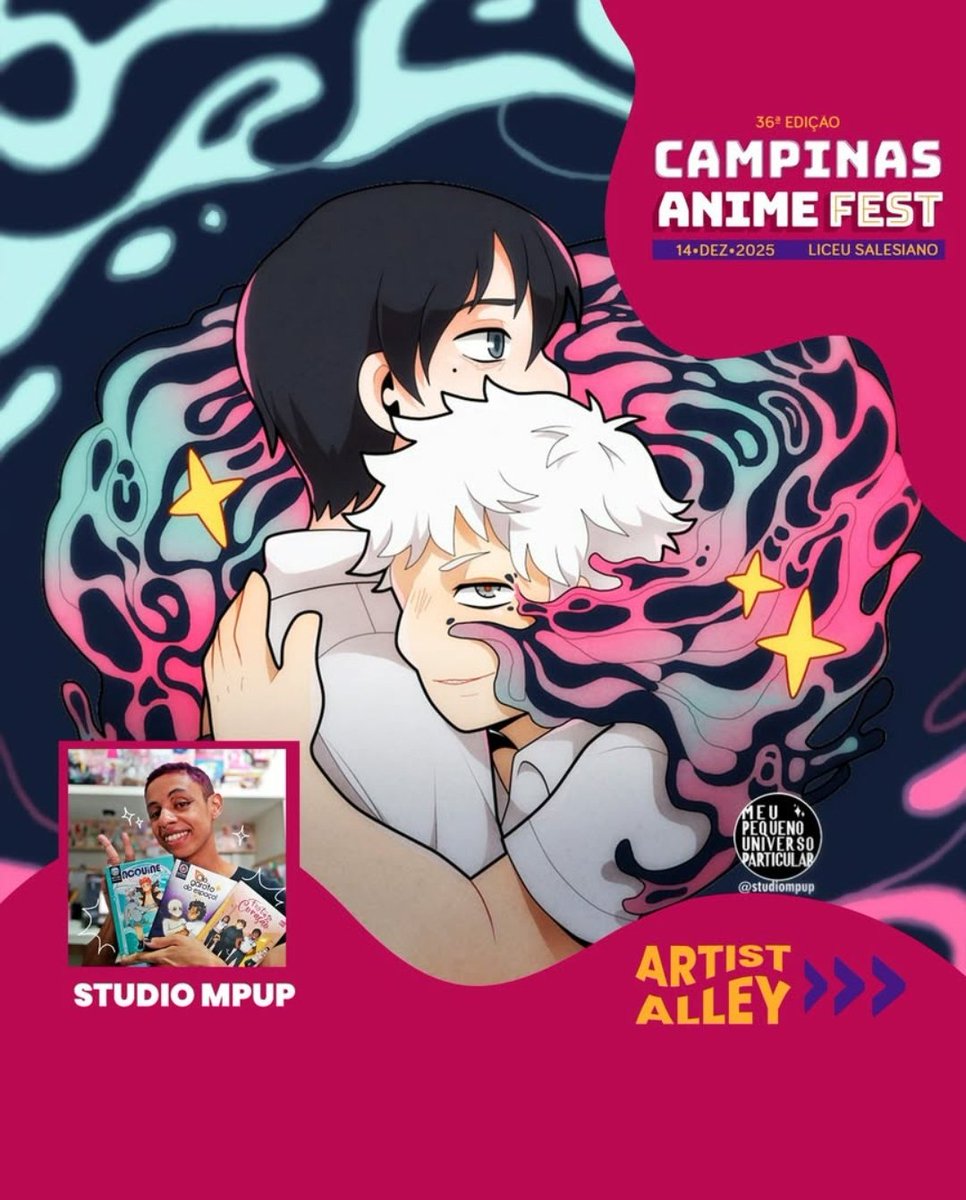 studiompup's tweet image. 📢 CAMPINAS!

Meu último evento do ano vai ser o #CAF no dia 14 de dezembro no liceu salesiano! Quem vai? 🥰

 #🌈 #artistalley