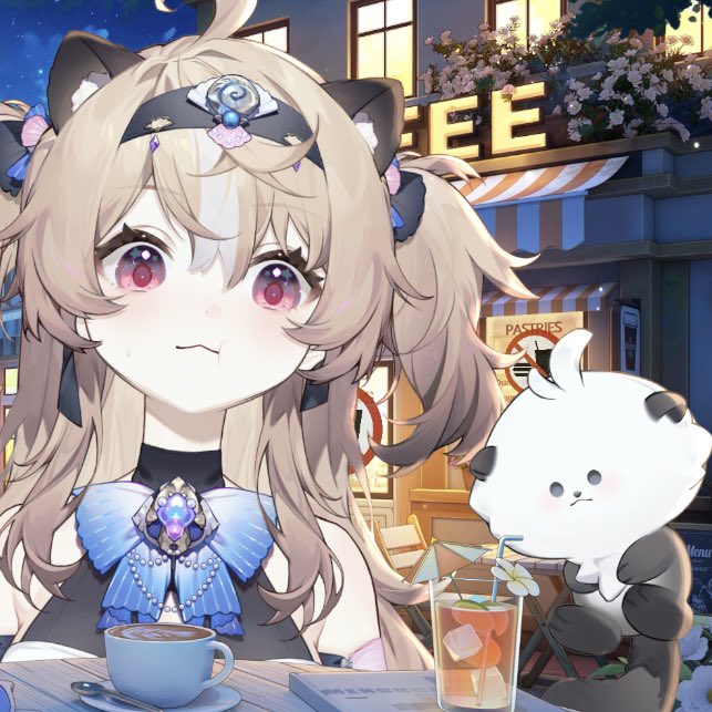 BuoyAfuru's tweet photo. Forbidden Snack Café opens TODAY ☕
4 PM EST

The Bois submitted items.
Buoy will decide how tasty they look! 

Woosha~ 🦦🍽️ https://t.co/Y0nyK5GbS2