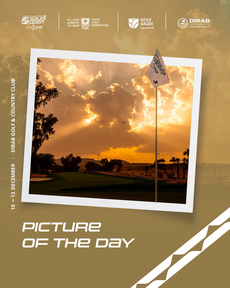 Golf_Saudi's tweet photo. صورة اليوم 📸 
غروب ديراب 🌅

Photo of the Day 📸
Dirab Sunset 🌅

#البطولة_السعودية_المفتوحة
#نادي_ديراب_الريفي_للجولف
#جولف_السعودية
#Saudiopen
#DirabGolfandCountryClub
#Golfsaudi https://t.co/MHkorxvpfG