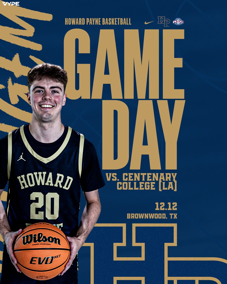 Game Day!! 
🆚: Centenary College
⏰: 7:30pm
🗺️: Brownwood, TX 
💻: hpusports.com
📺: hpusports.com/watch/?Live=10…