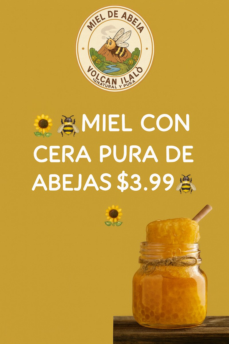 gabovargas1992's tweet photo. MUNDO NATURISTA ALANGASI

MIEL DE ABEJA 100% PURA

PEDIDOS Y VENTAS: WHATSAPP 0987736603 https://t.co/5cZztoqNjh