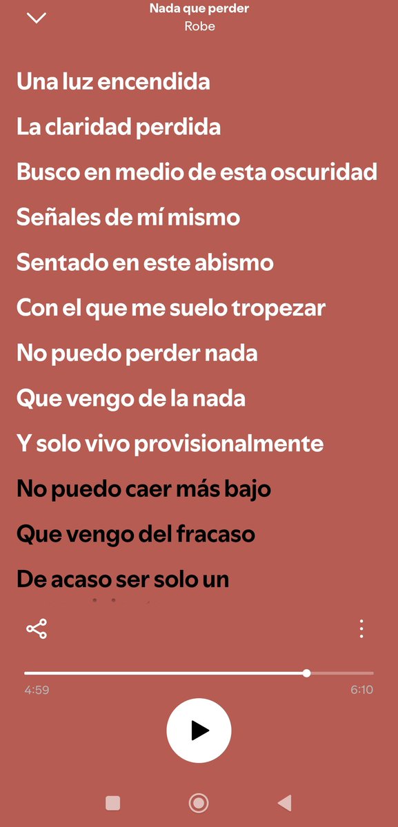 El placer de andar sin presión por llegar y escuchar.