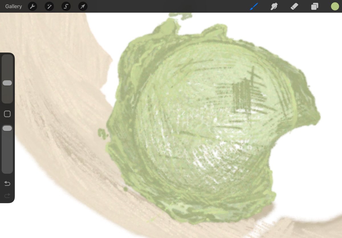 ลองเอาบรัชที่ตั้งใจเอาไว้เป็นเทคเจอร์ขนสัตว์ เอามาใช้วาดลายเส้นดู หนุกหนานและสีสวยกว่าที่คิดมากก พอใช้บรัชเปนสีทูโทนแล้วมันมีความตัดหวานตัดเปรี้ยวกันไปมา เดี๋ยวคงได้เอาน้องมาวาดขนมอีกเยอะแน่เลย แต่เอาอันนี้ให้เสร็จก่อนน 55