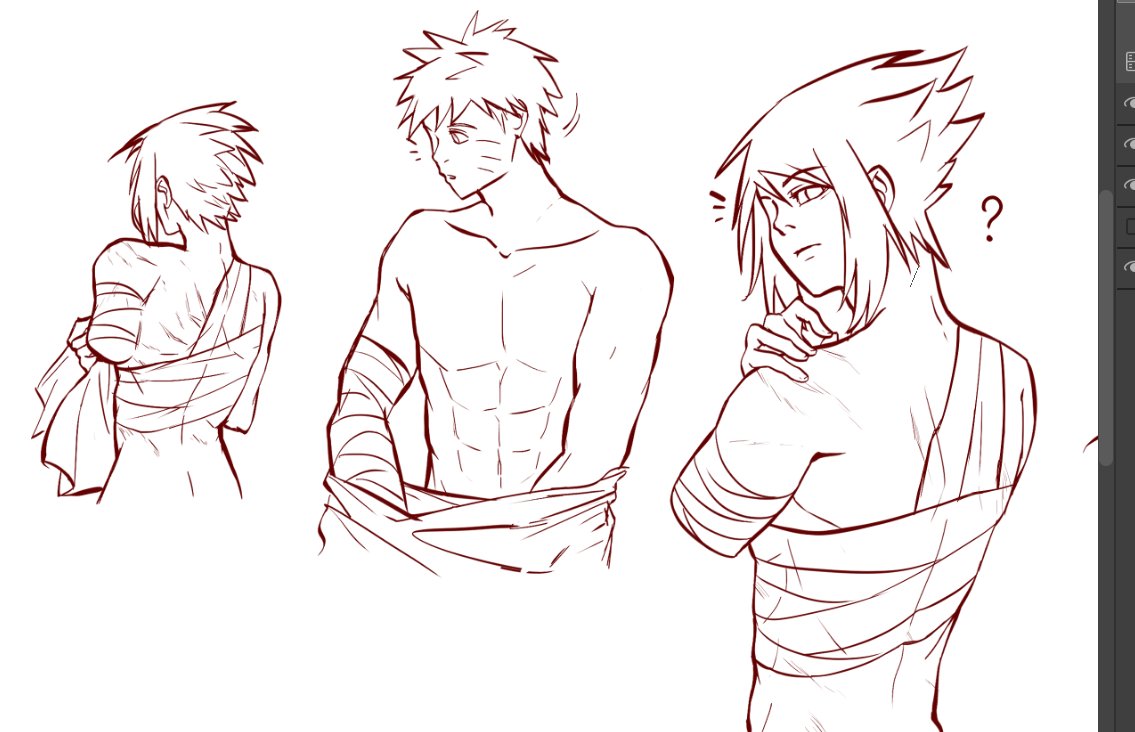 ikeiyaaa's tweet image. like what you see, naruto?