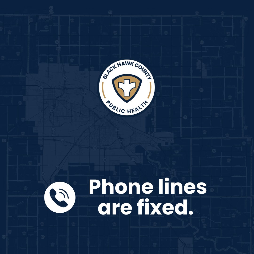 Black Hawk County Public Health tweet media