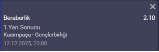 Tahminturka's tweet photo. 🏟 Kasımpaşa - Gençlerbirliği
🏆Lig:Süper Lig 
💰Oran: 2.10
⚽️ Tahmin : İY 0 
��� Dengede bir müsabaka olması beklenmektedir 

#kupon #bahis #canlibahis  #banko
TG: https://t.co/ah0dPJjDOv
Oynadığımız Site : https://t.co/Du5qp18Eyz https://t.co/IageKuofFb