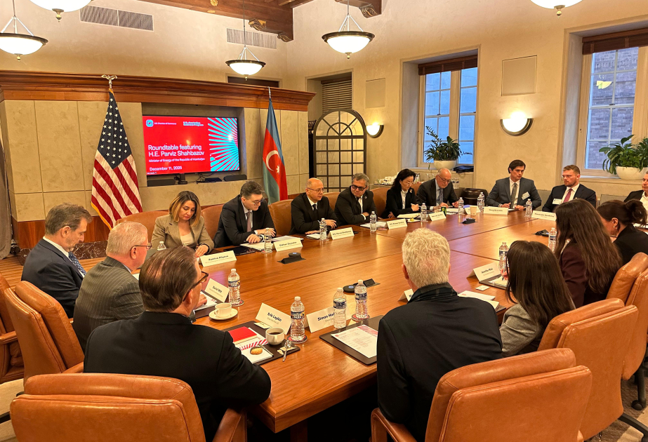 Azerbaijan’s Energy Minister holds several meetings in Washington