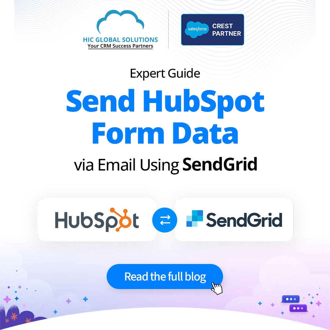 HeadInCloudInc's tweet image. Tired of missing important form submissions? 

This expert guide breaks down how to push HubSpot form data straight to your inbox with SendGrid.

Check out our expert guide: hicglobalsolutions.com/blog/send-hubs…

#HubSpot  #SalesforceBlog #TechTrend #DevBlog #Salesforce #SendGrid