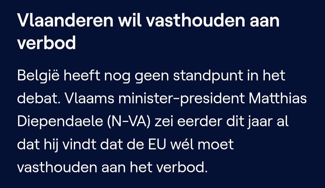 Pietervda260's tweet photo. @TRoggeman Hopelijk is Diependaele intussen ook van mening veranderd... https://t.co/2iivu5tunk