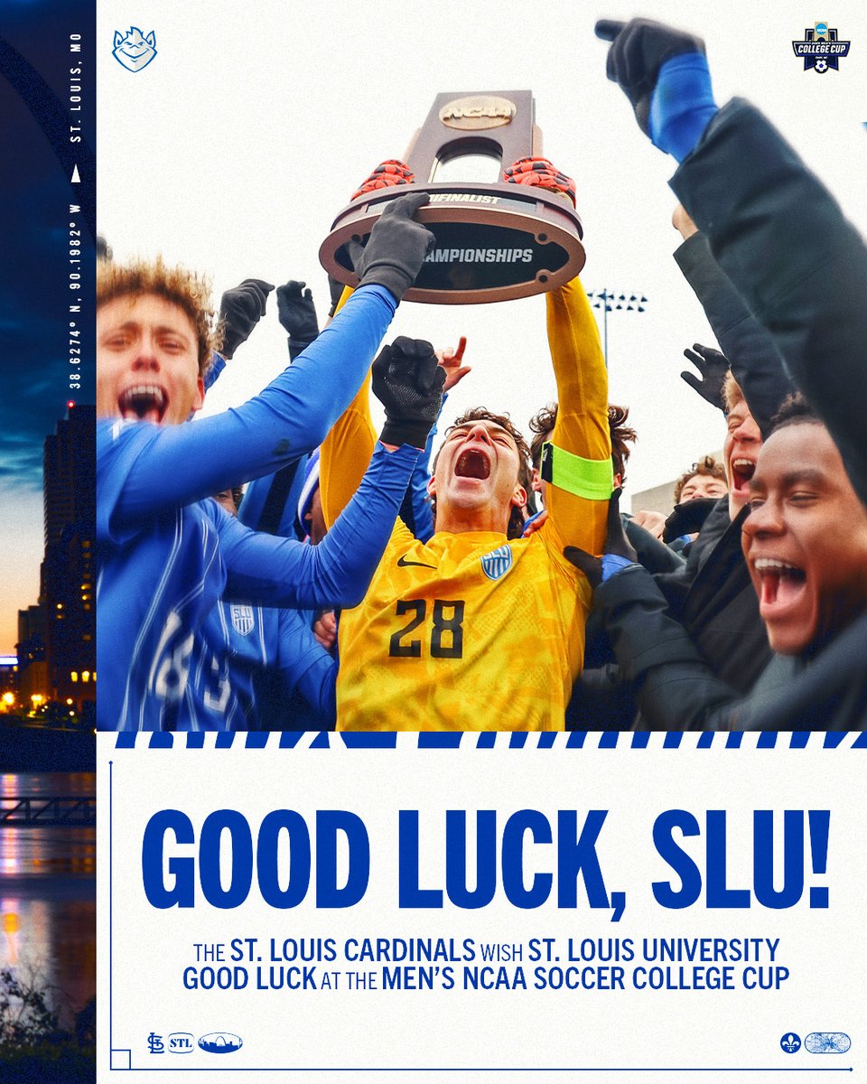 Roll Bills!
Good luck at the College Cup, @SLUMensSoccer! ⚽️