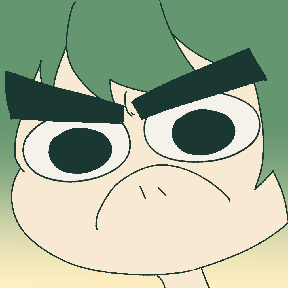 今天直播畫出了我的上班表情 be like：