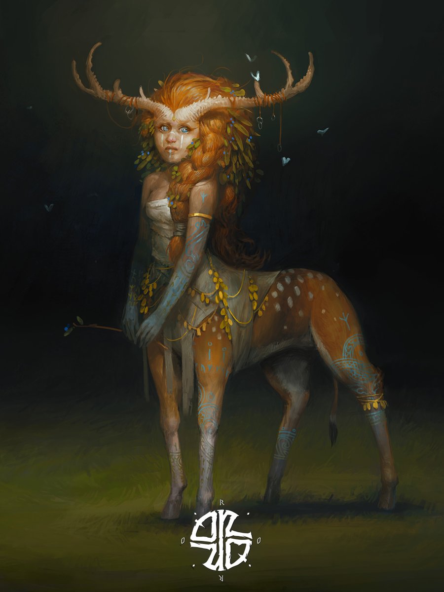 bjornhurri's tweet image. Forest Nymph | ORO - artbook available - #artbook #noai #fantasy #demon #darkart #illustration #creature #design #conceptart #art  #artist  #artwork  #artistsoninstagram  #instaart