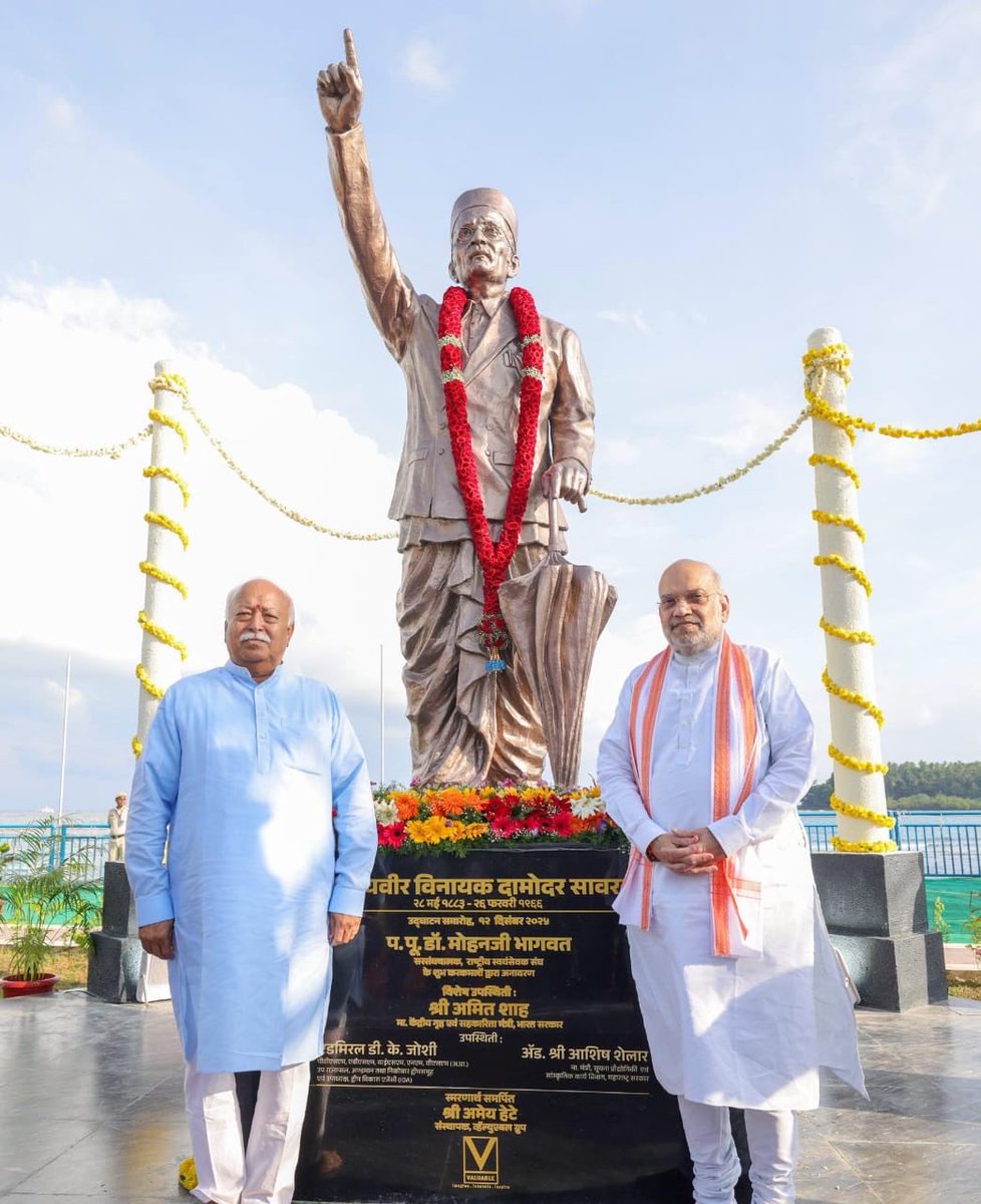 Long over due. Congress maligned Veer Savarkar in order to appease their vote bank. None of the Congressmen were jailed in Kala Pani cellular jail. Sacrifices made by Savarkar inspire Gen Z of the country #savarkar #VeerSavarkar