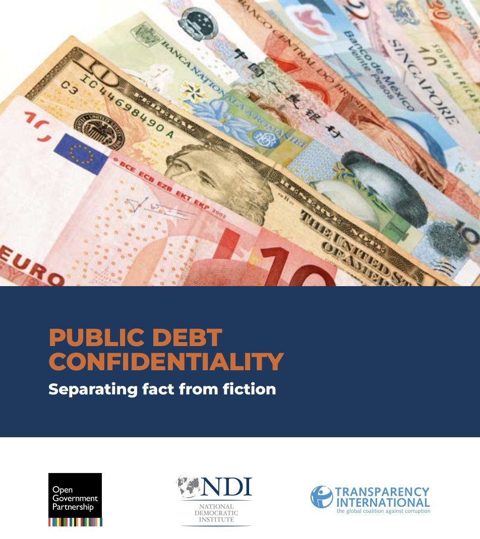 NDI's tweet photo. ๐งต#HiddenDebt is a pervasive part of todayโs global #PublicDebt crisis.
A ๐ publication by #NDI, @OpenGovPart & @anticorruption looks at the rise of confidentiality clauses in sovereign debt contracts and their impact on #transparency & #accountability โฌ๏ธ
https://t.co/C2jvHHHWMV