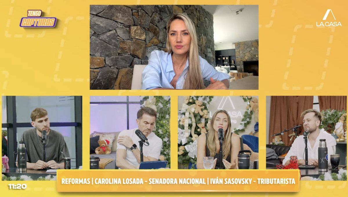 PROGRAMA IMPERDIBLE 🧷 PARA CERRAR NTRA SEMANA EN #TENGOCAPTURAS

Caro Losada <a href="/carolinalosada/">Carolina Losada</a> junto a Iván Sasovsky <a href="/ivansasovsky/">Iván Sasovsky 🚀</a> nos comentan acerca del Proyecto de #ReformaLaboral: las novedades y los cambios que se vienen. 
youtube.com/live/p8dL2eZIm…