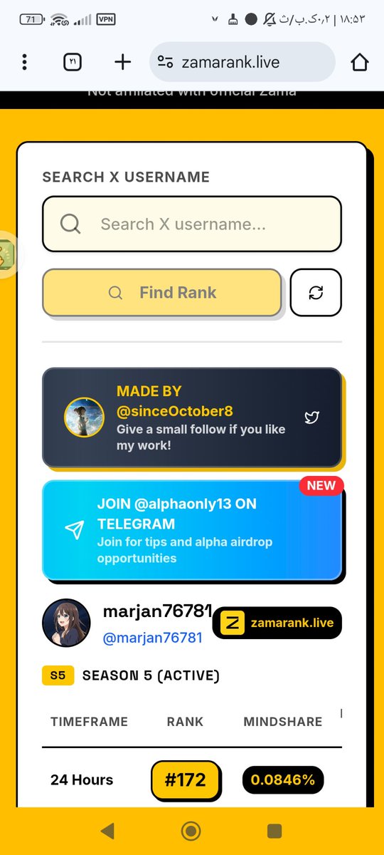 Toncoin_1's tweet photo. @zama leaderboard down for 5days with zero explanation and the community is now forced to rely on unofficial trackers.
I don’t understand how someone can jump hundreds of ranks in a single day on weekly or monthly boards.
massive manipulation and abuse happening behind the scenes https://t.co/o1W1ENFV7p
