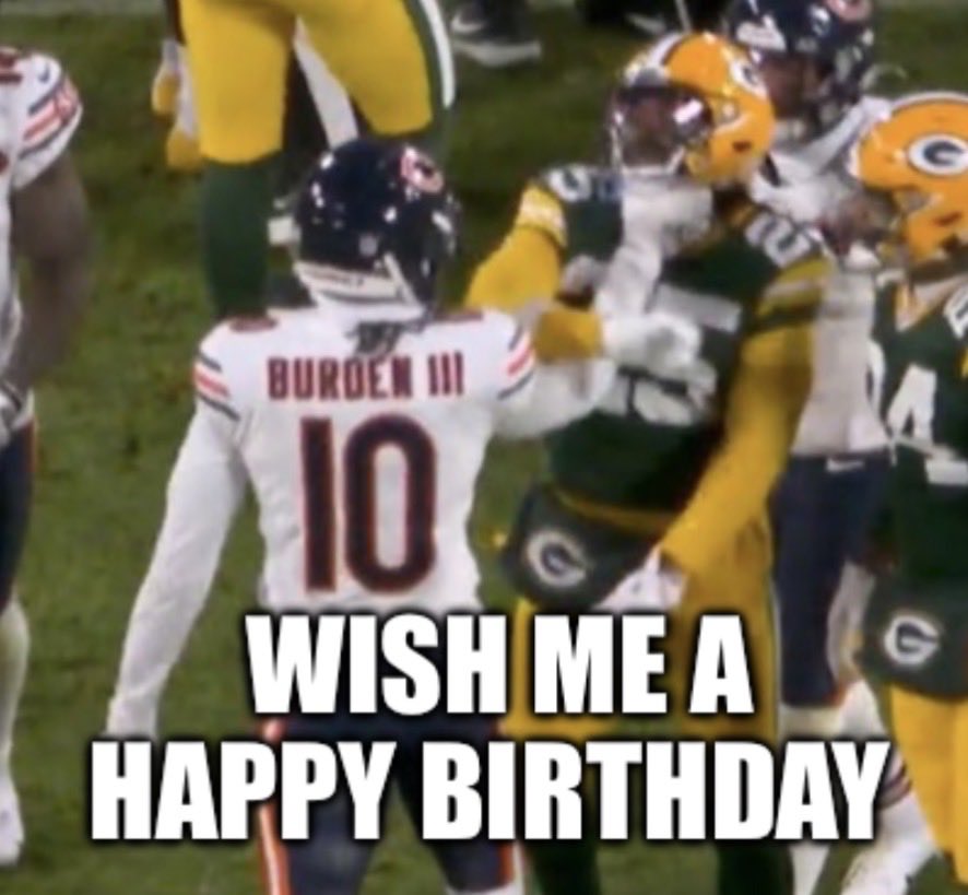 It’s Burden’s birthday, don’t forget it