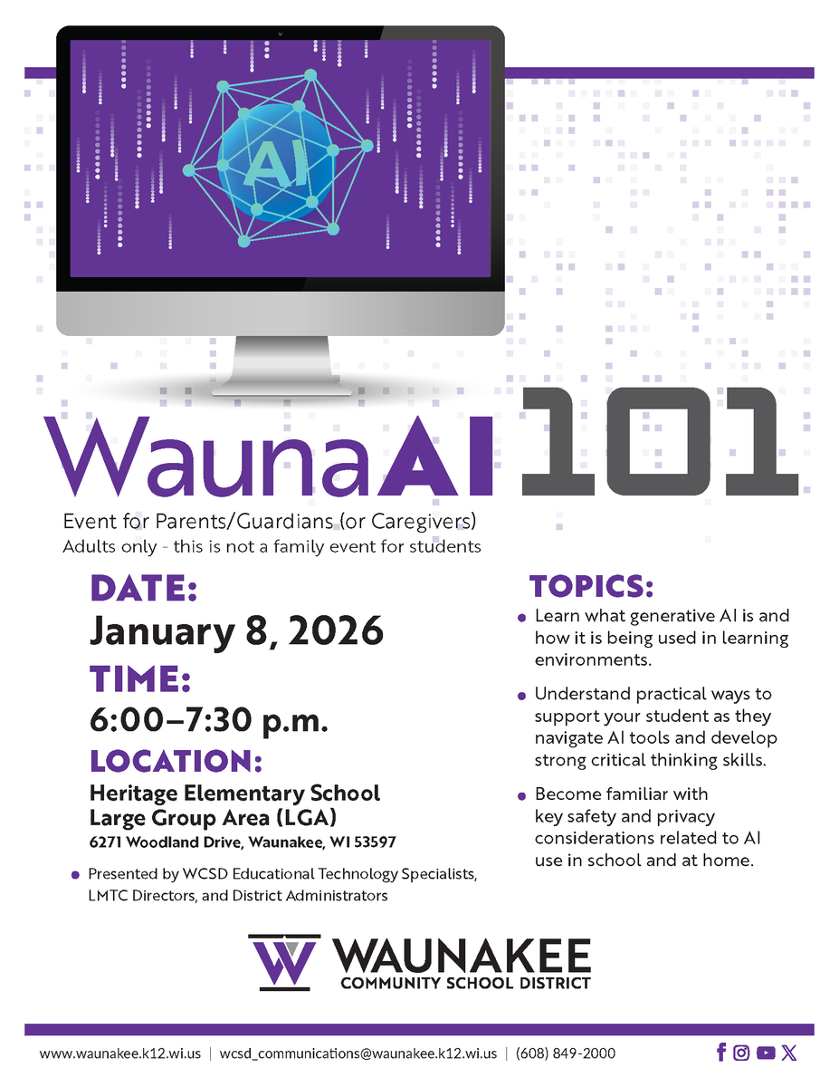 Waunakee Community School District tweet media