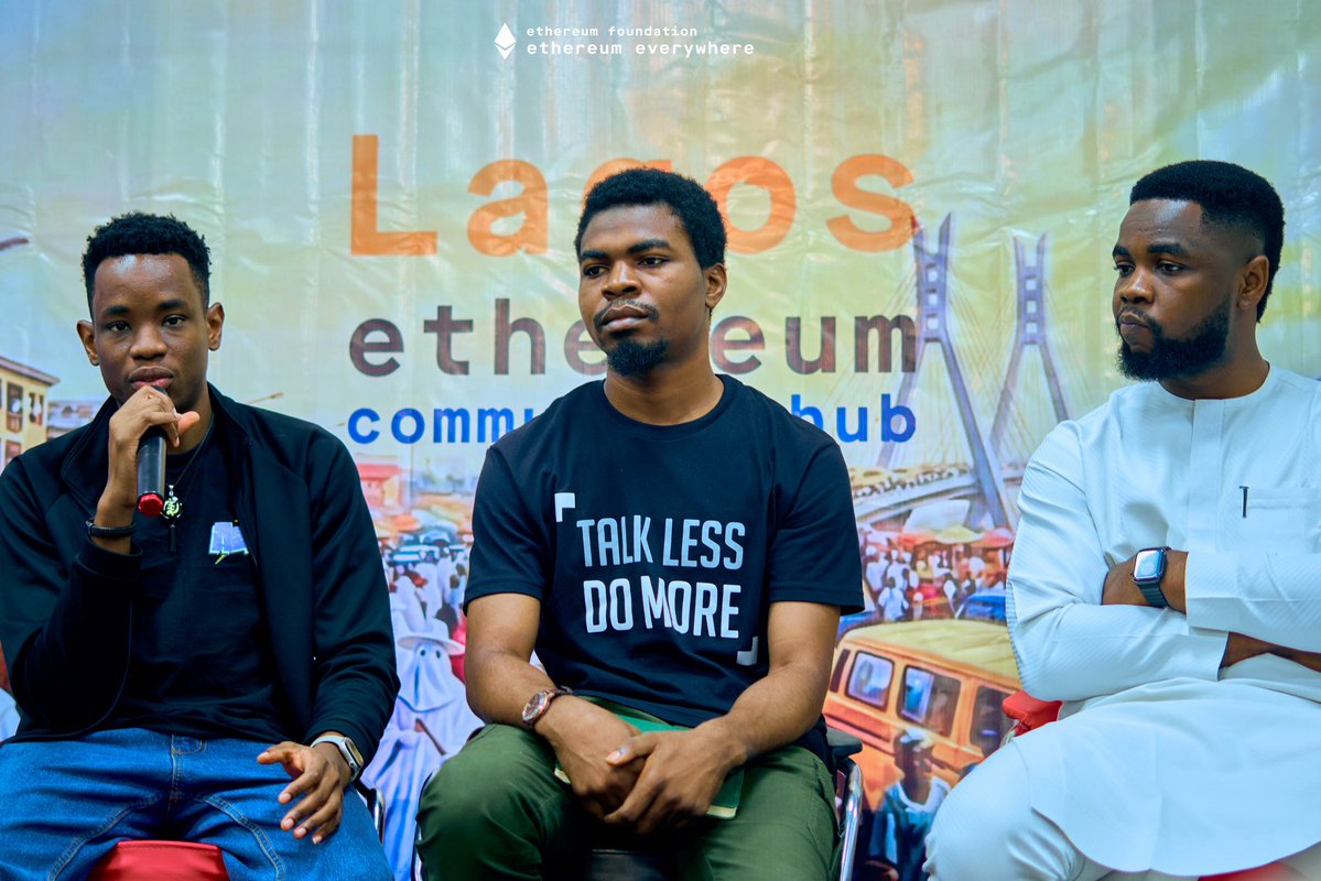 Web3Bridge's tweet image. This session sparked a powerful conversation on how African builders and founders are rising, scaling ecosystems, driving real impact, and redefining what’s possible in Web3. 

Thank you to our amazing moderator @emmaglorypraise and our amazing panelists @ToochukwuOkoro2…