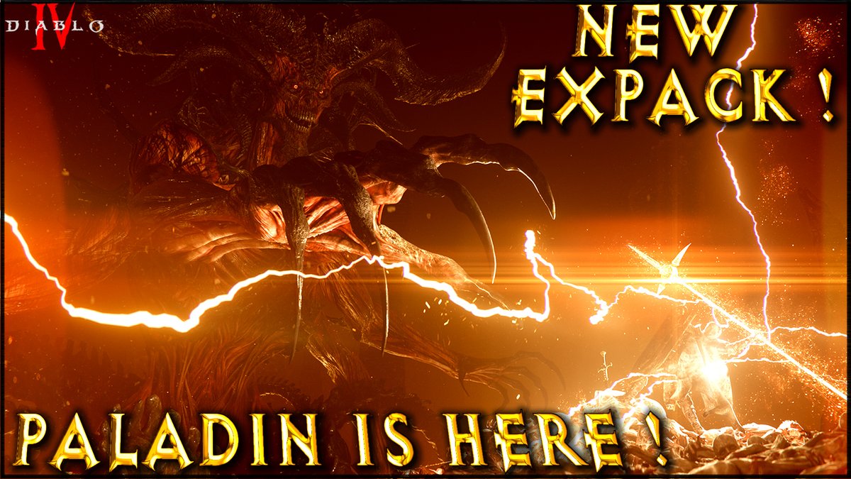 bigdaddyden's tweet photo. D4 NEW EXPACK +2 NEW CLASSES! WTF !!!!!!!! Lord Of Hatred ! Paladin !

Video = https://t.co/K7zqcrdsdM https://t.co/HFZAHFaw4B