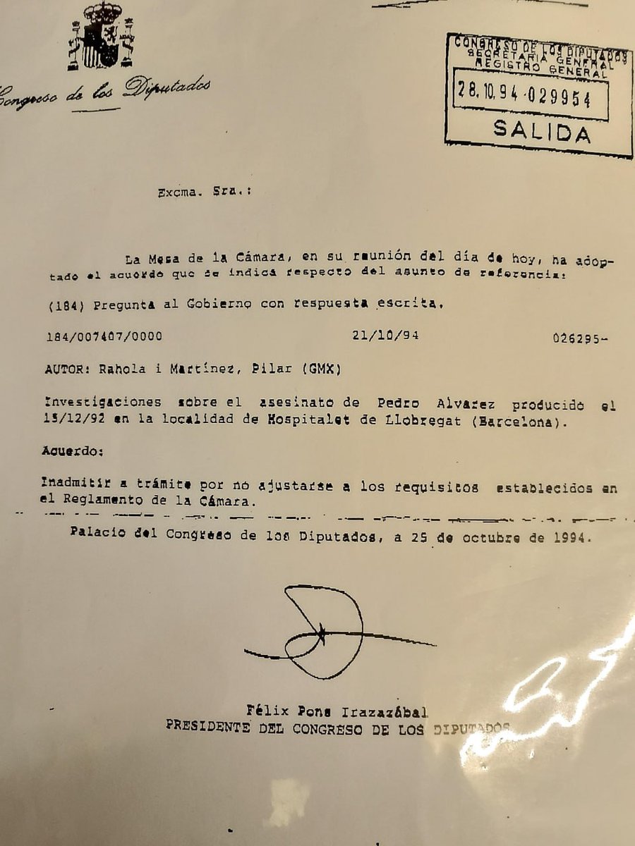 📢 Són 33 anys de lluita i exigir #JustíciaPedroAlvarez la lluita més llarga d'Europa plena de paranys i silencis.